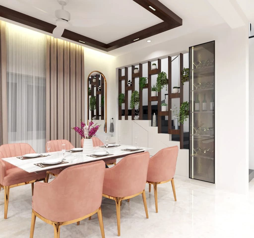 Kitchen interior render — Delhi project — still 4