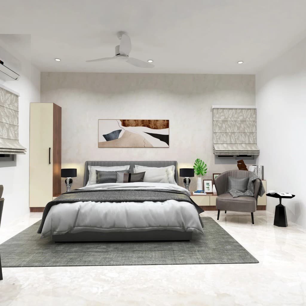 Hyderabad studio — luxury bedroom interior