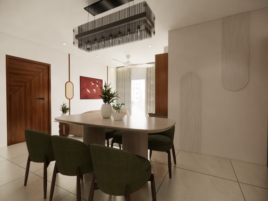 Living room interior render — still 2