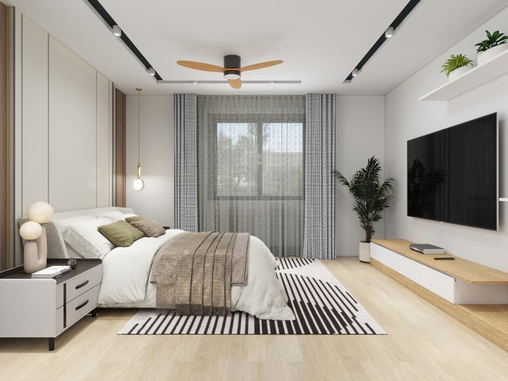 Sheeba Villa 157 — secondary bedroom with integrated wardrobe